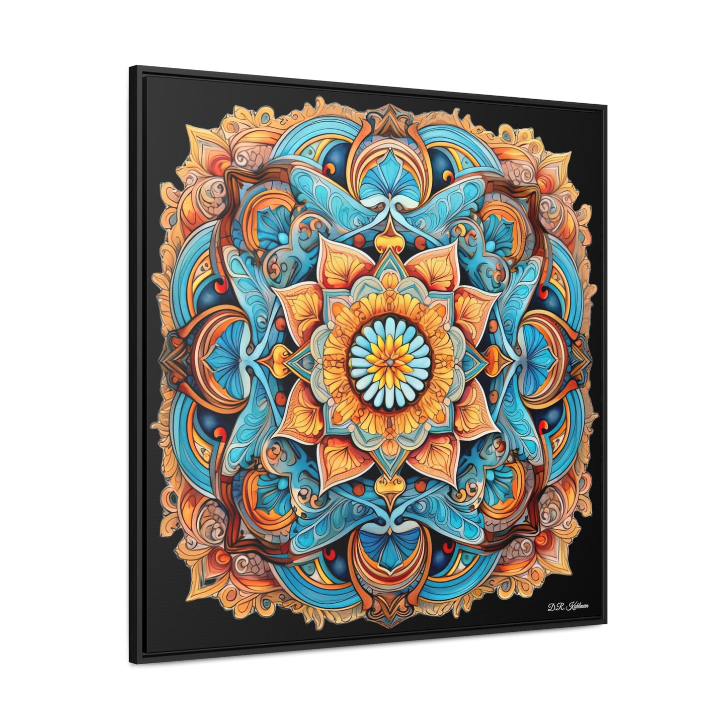 Winged Mandala on Canvas