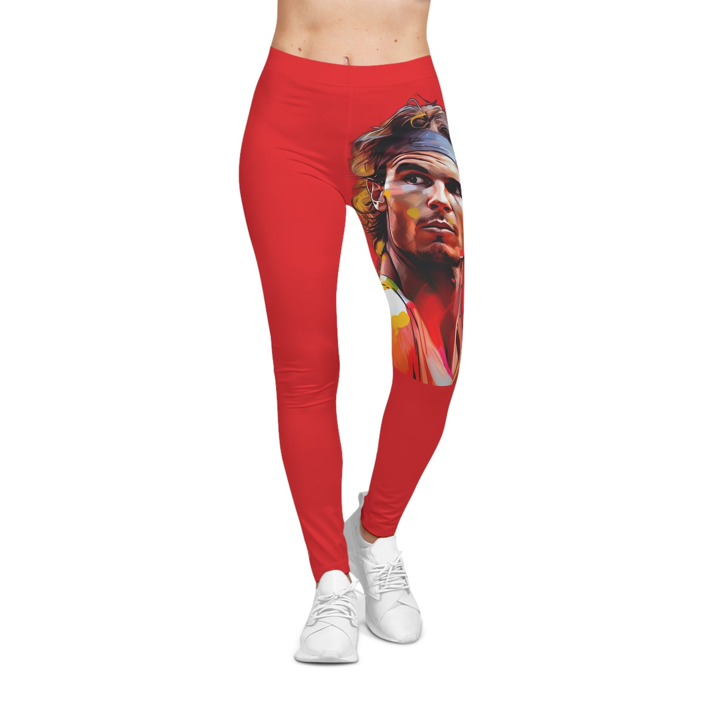 Raphael Nadal Portrait - Artistic Leggings