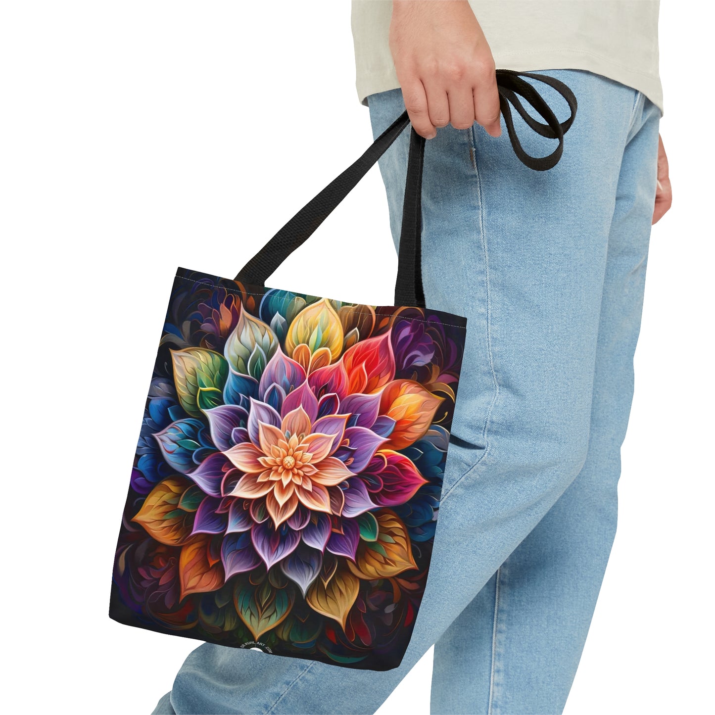 Lotus Mandala - Artistic Tote Bag