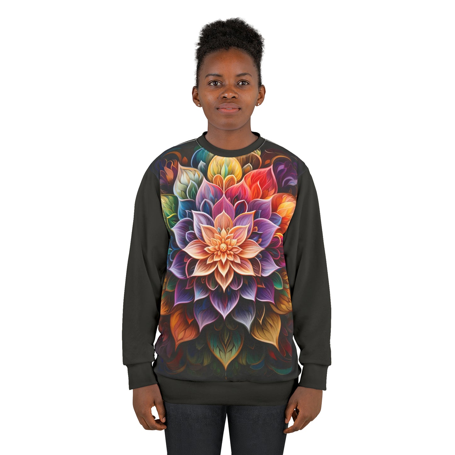 Lotus Mandala - Artistic Sweatshirt