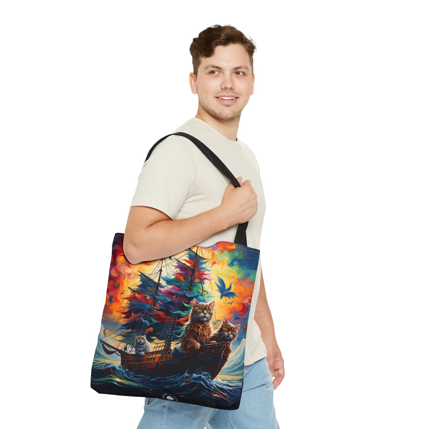 Sea Cats - Artistic Tote Bag