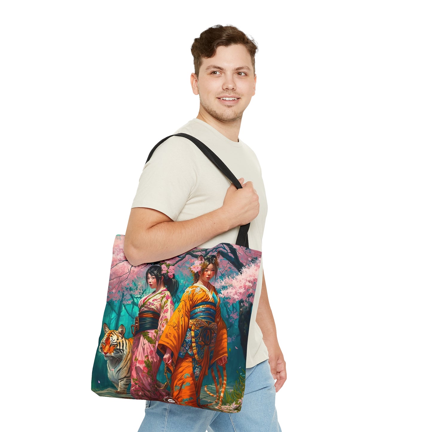 Tiger Geishas - Artistic Tote Bag