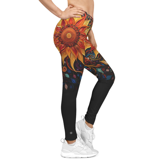 Blustery Blossom - Artistic Leggings