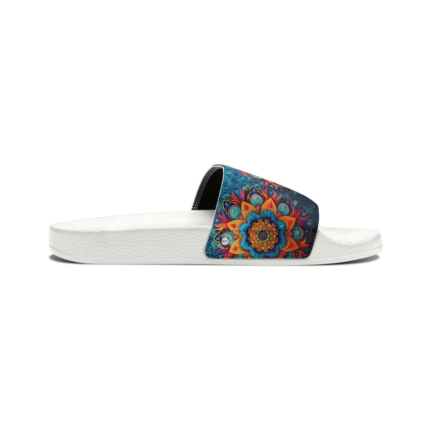 Floral Mandala - Men's Slides