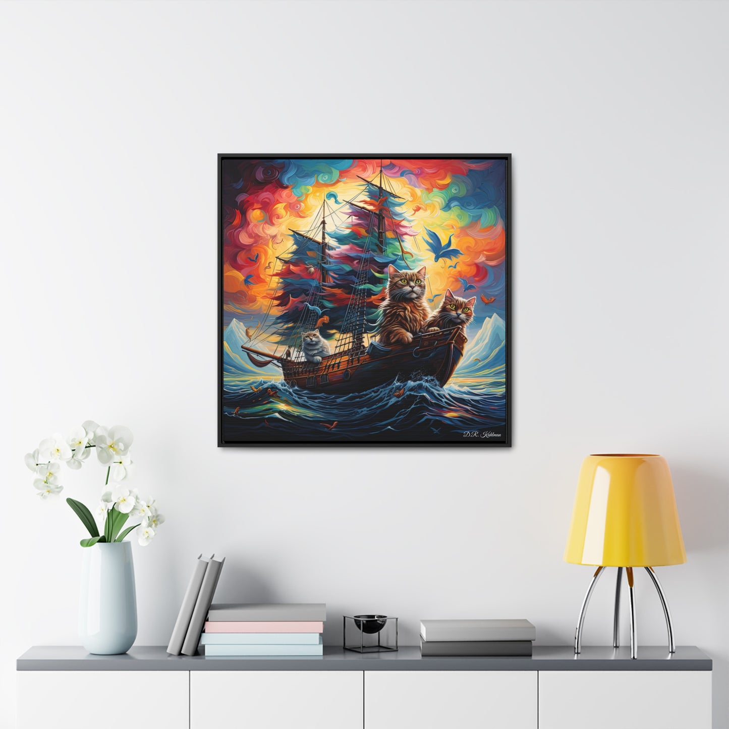 Sea Cats on Canvas