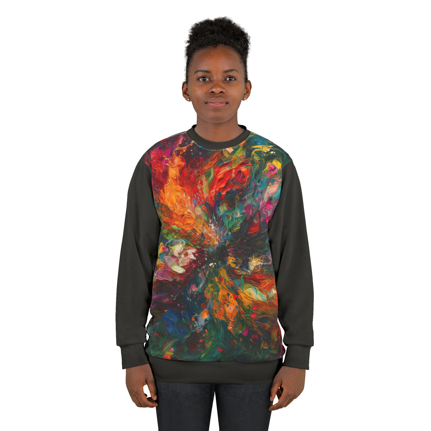 Colorized Dark Energy - Artistic Sweatshirt