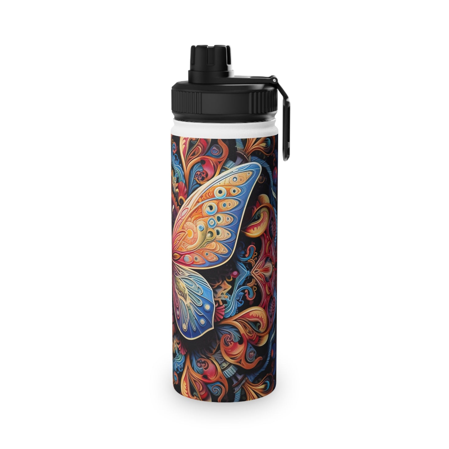 Butterfly Mandala - Water Bottle