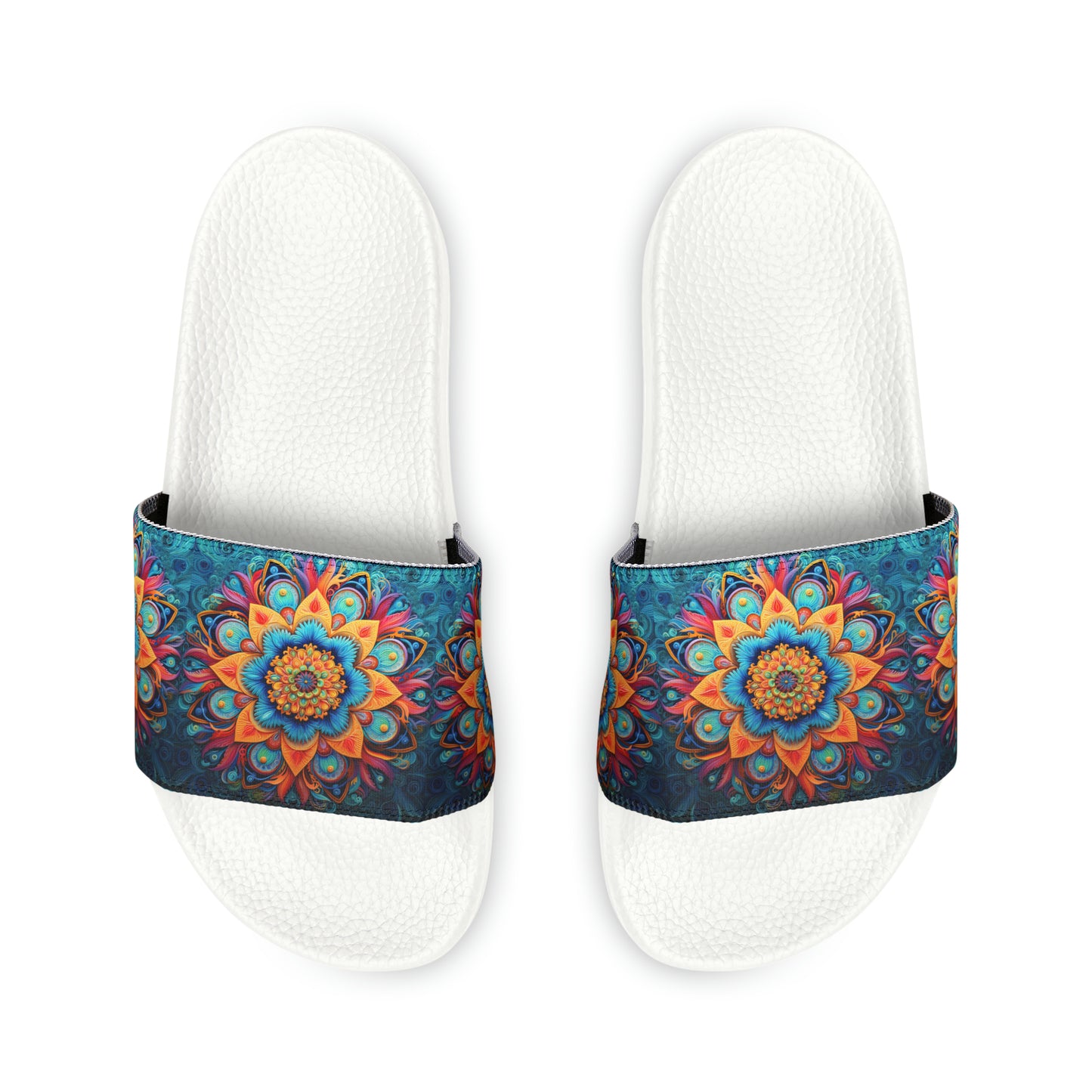 Floral Mandala - Men's Slides