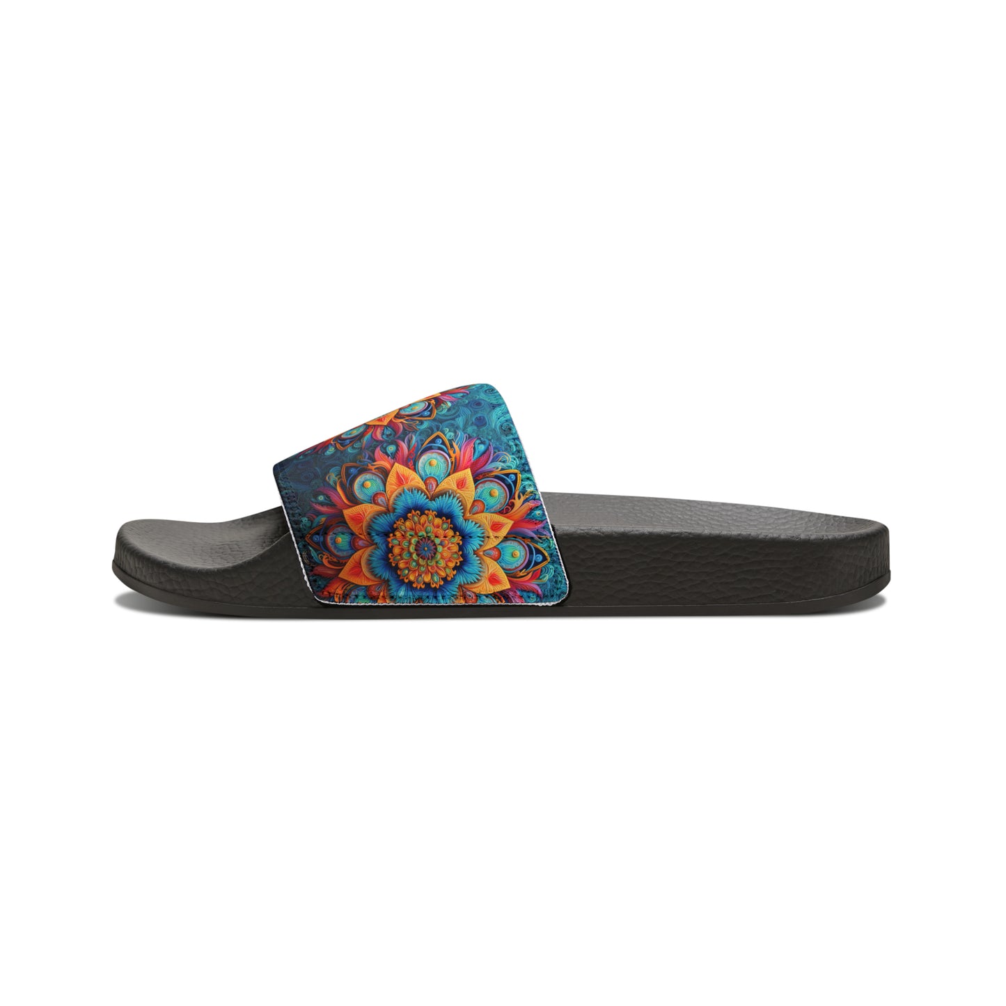 Floral Mandala - Men's Slides