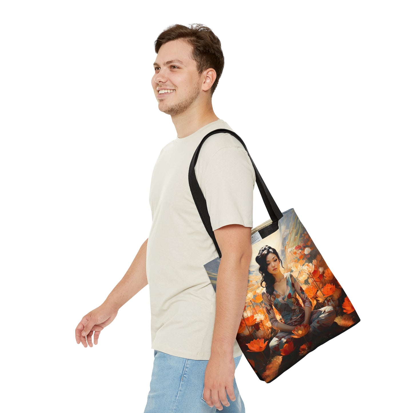 Enlotusment - Artistic Tote Bag