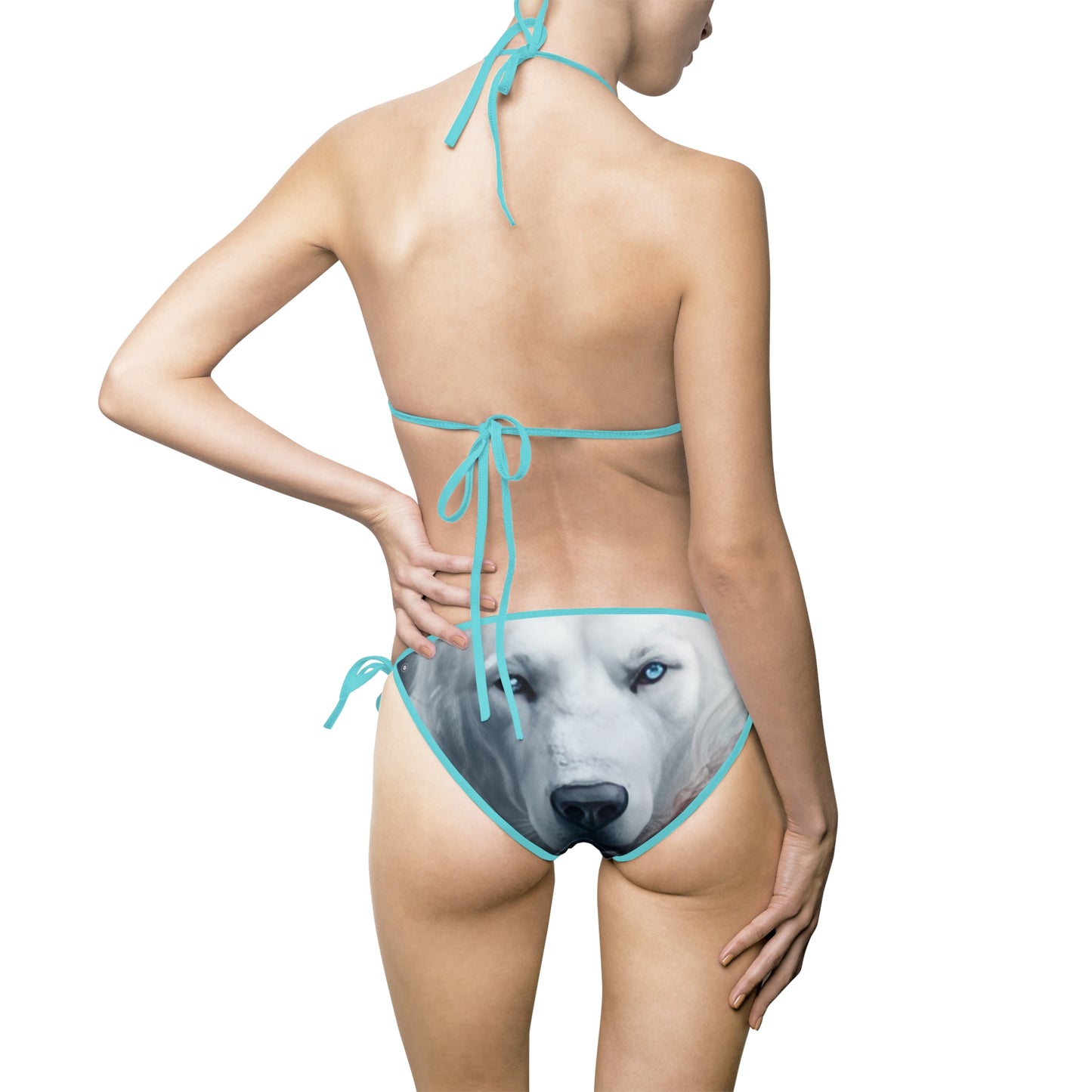 Polar Bear Stare - Artsy Bikini