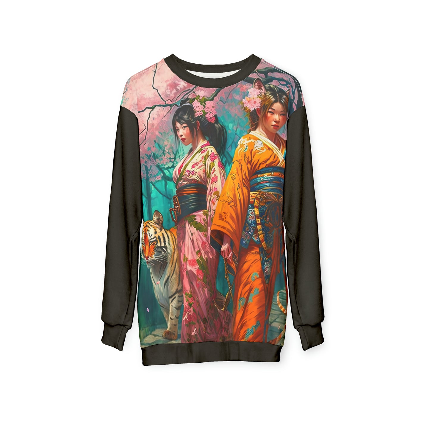 Tiger Geishas - Artistic Sweatshirt