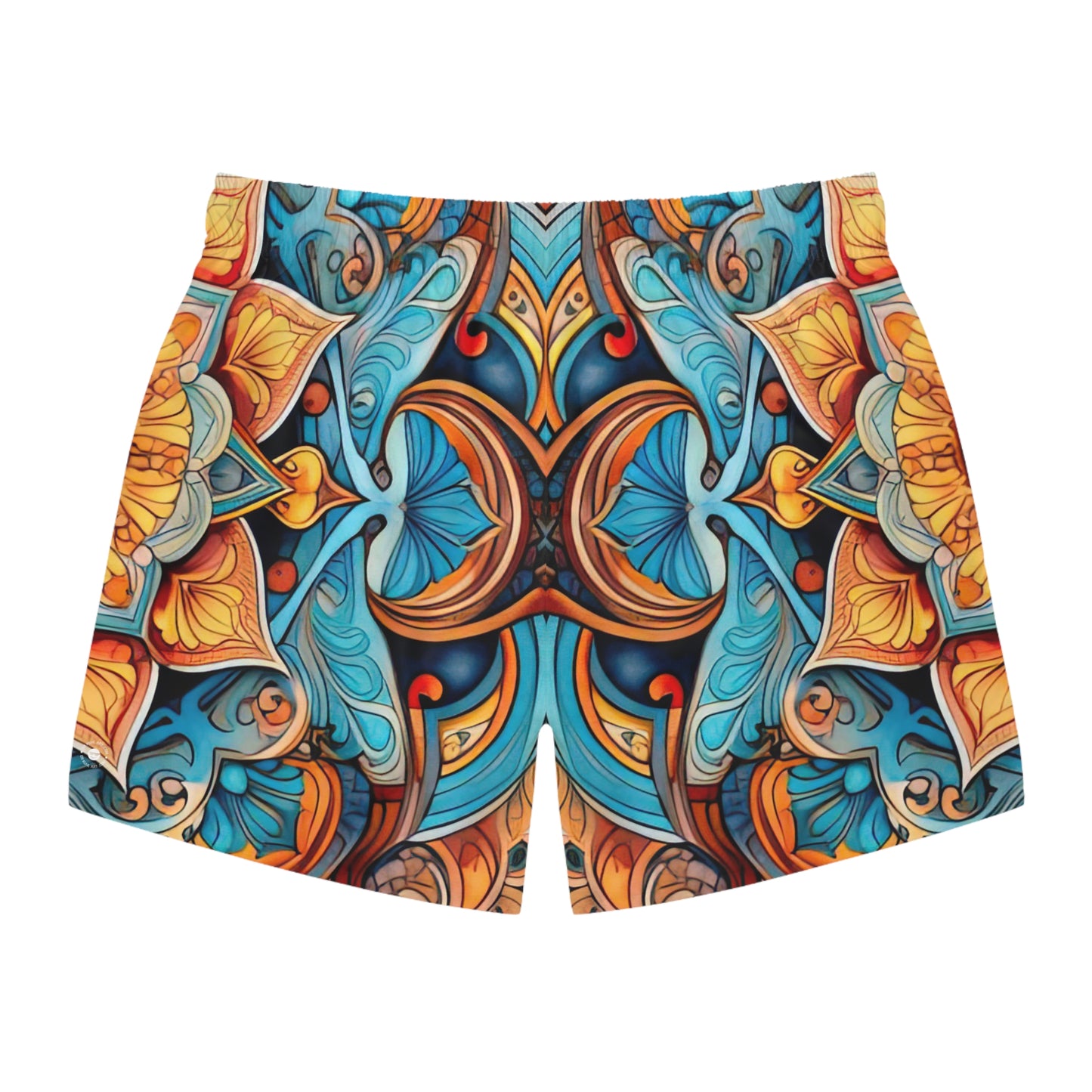 Winged Mandala - Artsy Swim Trunks