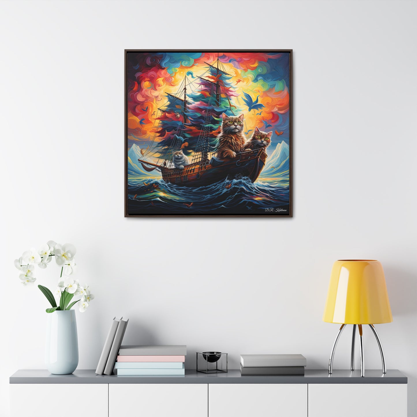 Sea Cats on Canvas