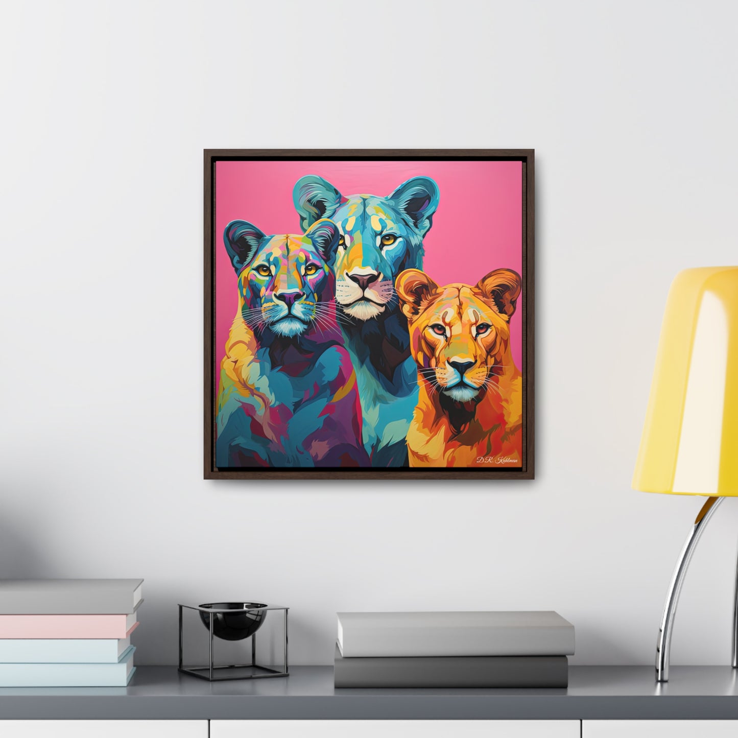 Lion Pride on Canvas