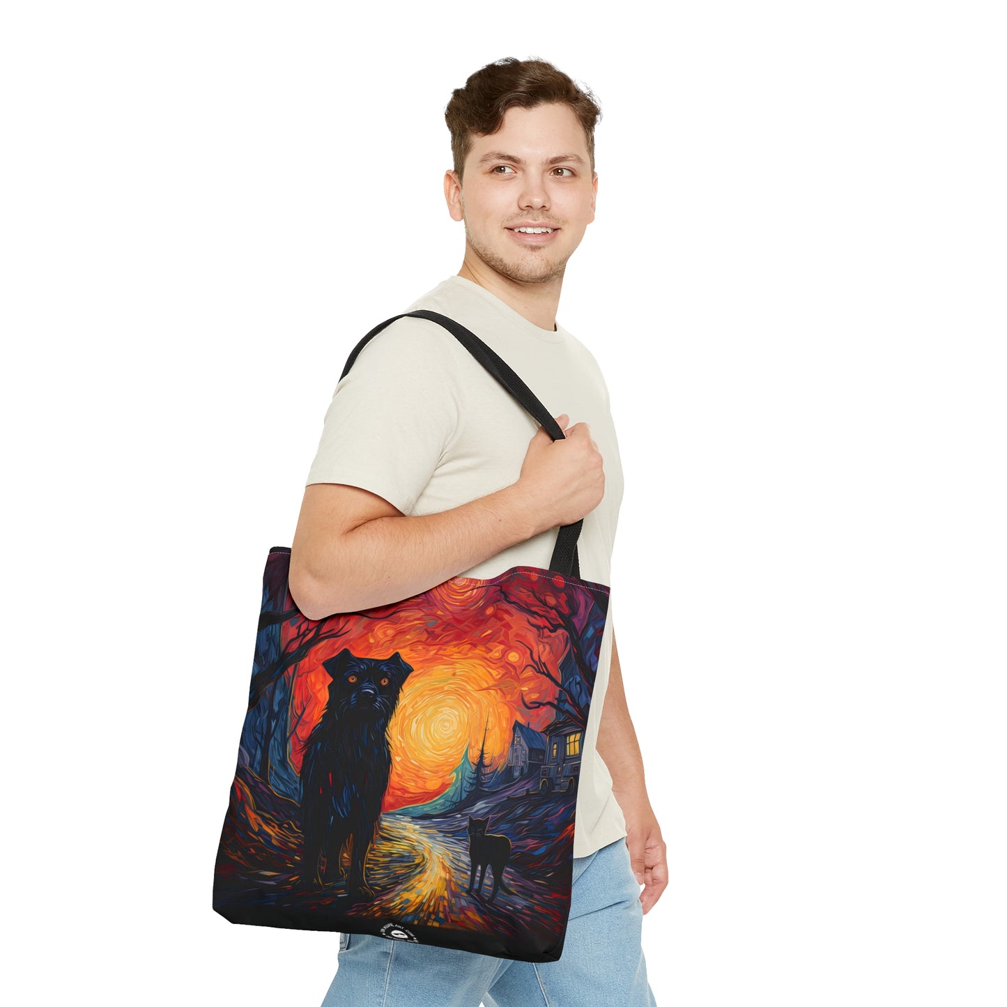 Scary Night - Artistic Tote Bag