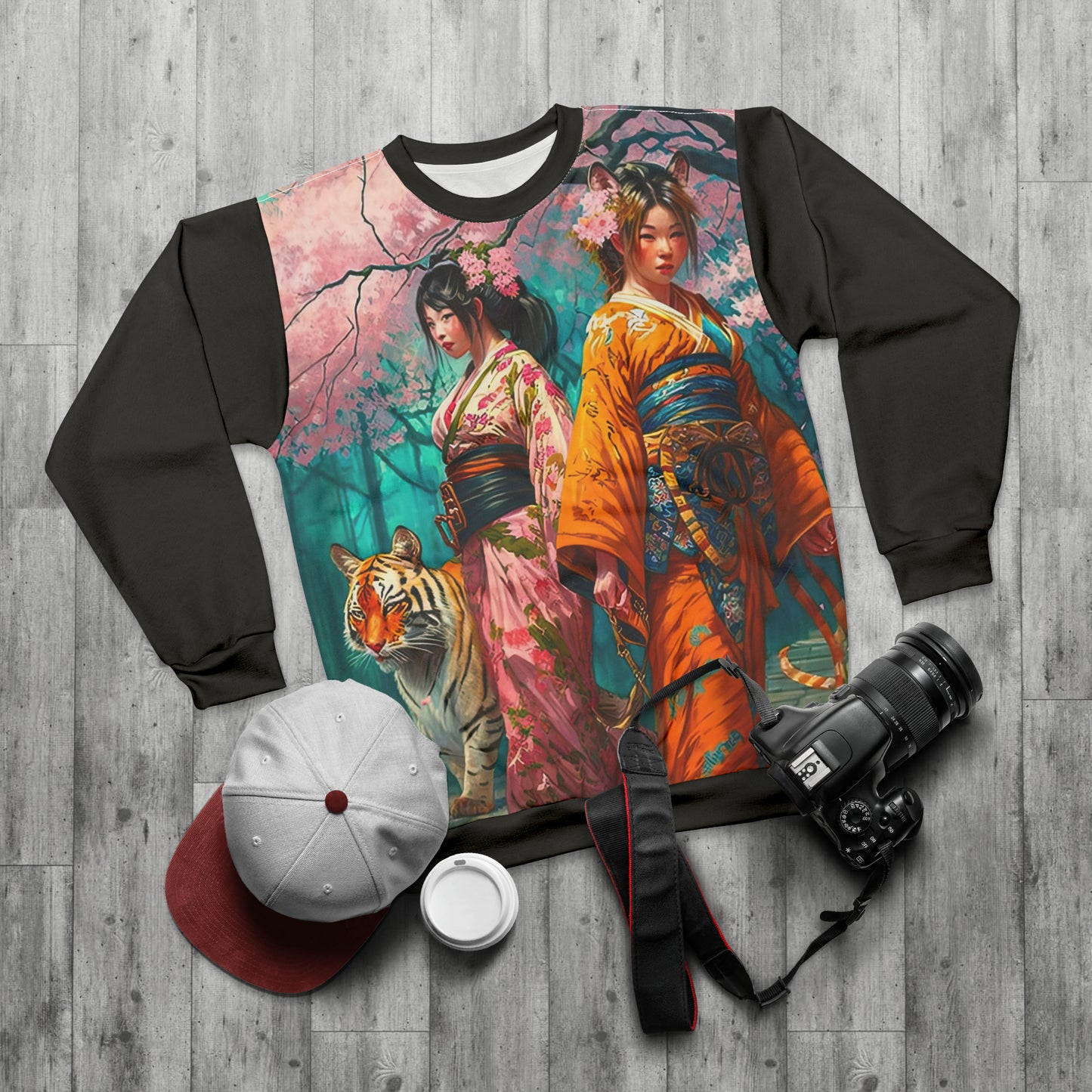 Tiger Geishas - Artistic Sweatshirt