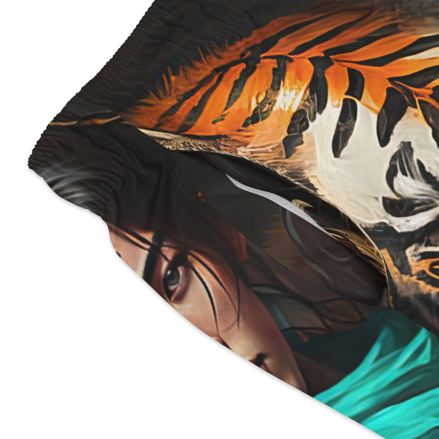 Bengal Tiger Goddess - Artsy Swim Trunks