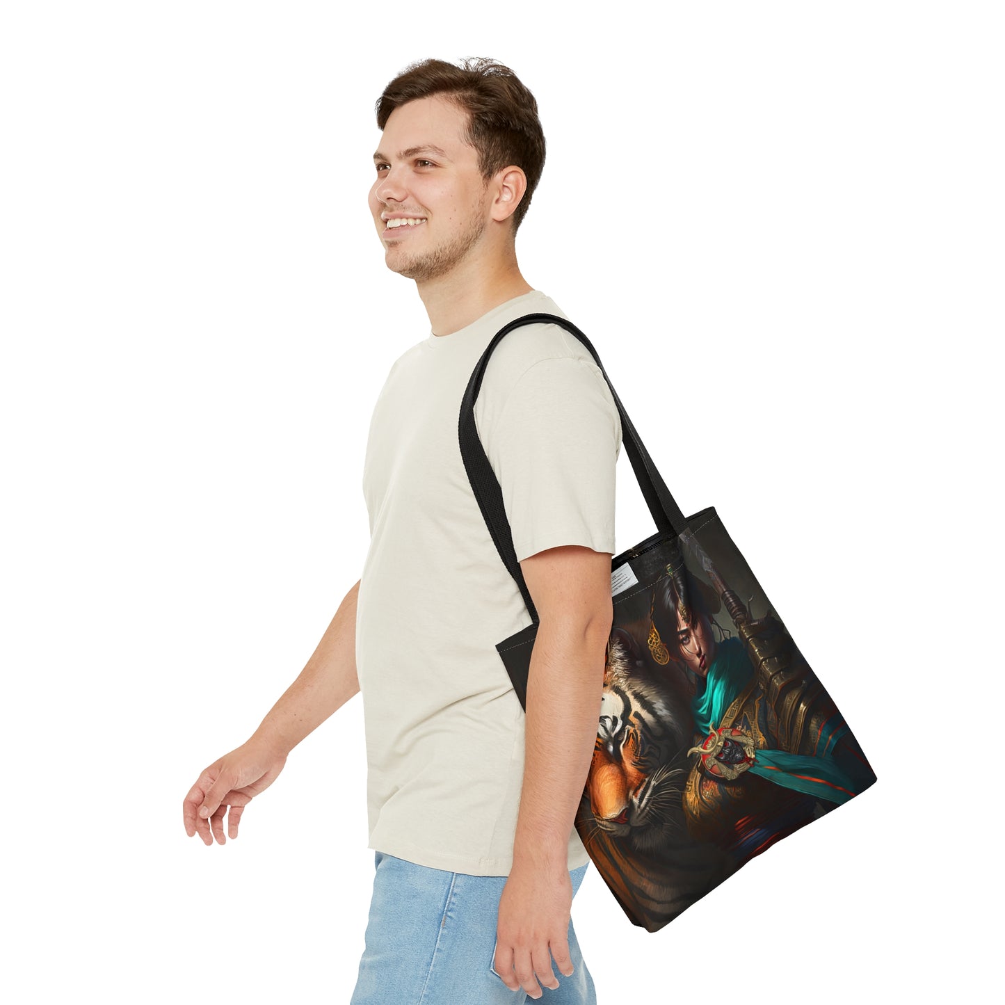 Bengal Tiger Goddess - Artistic Tote Bag