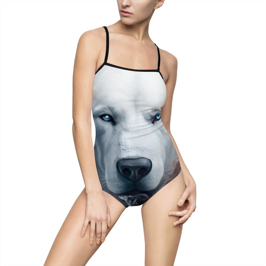 Polar Bear Stare - Artsy One-Piece