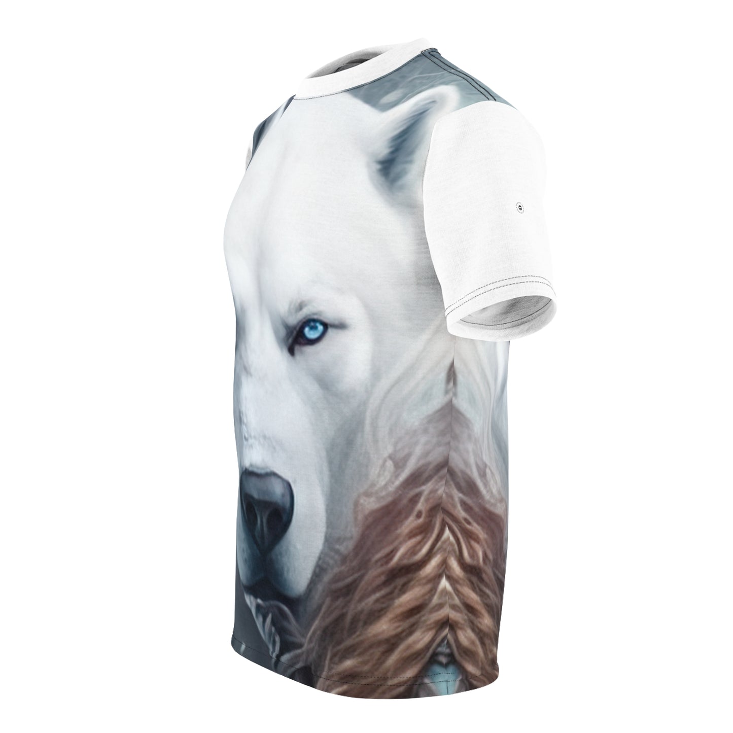 Polar Bear Stare in White - Fashion Tee