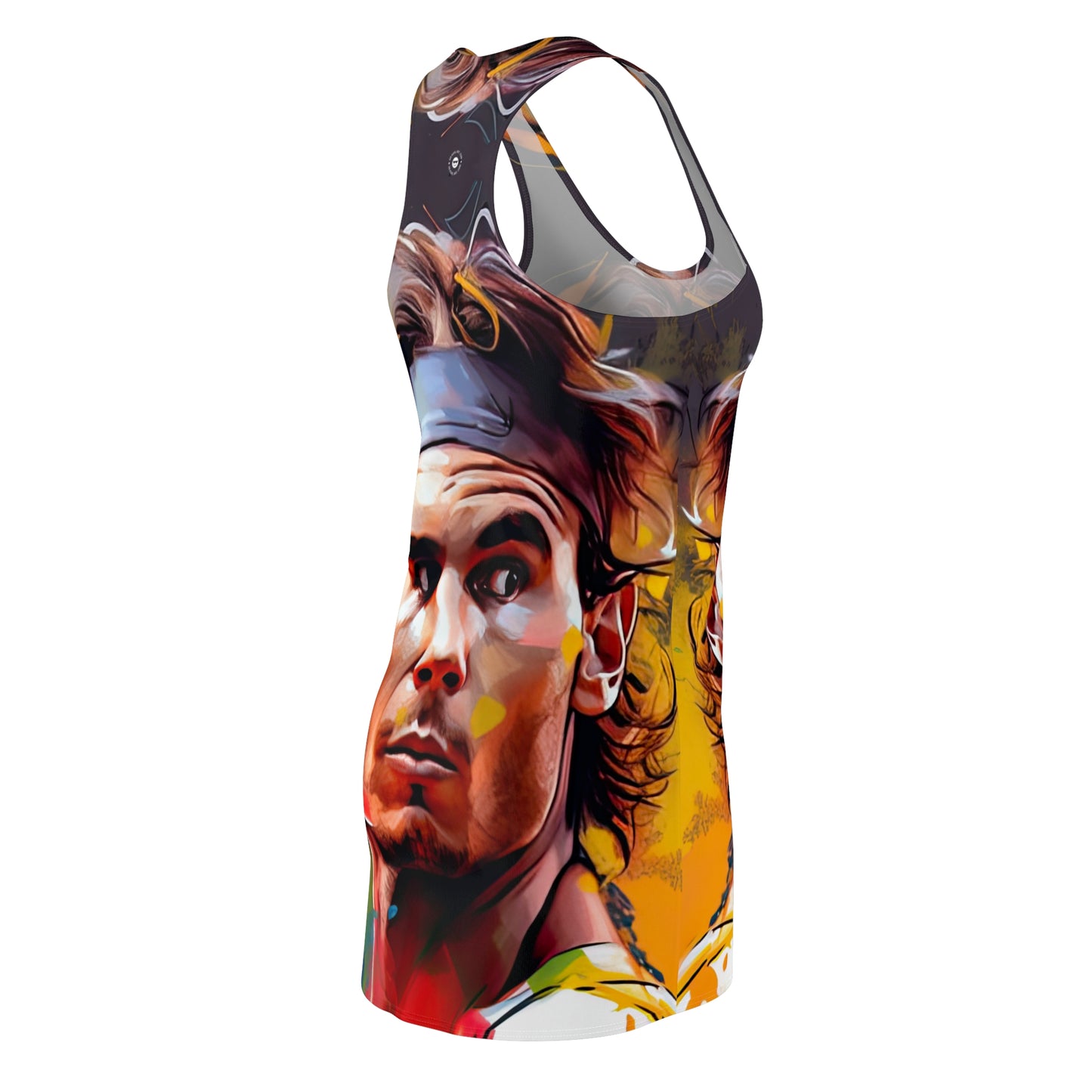 Raphael Nadal Portrait - Artistic Racerback Dress