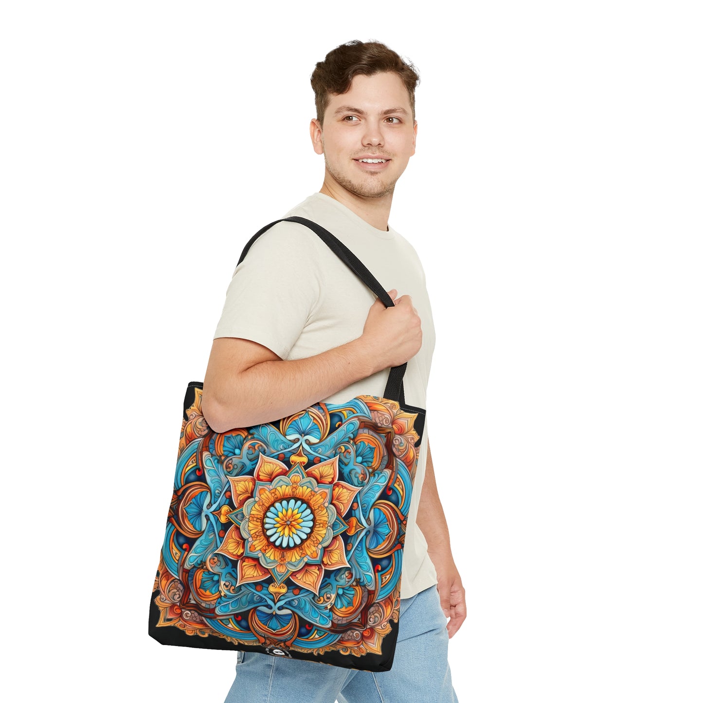 Winged Mandala - Artistic Tote Bag