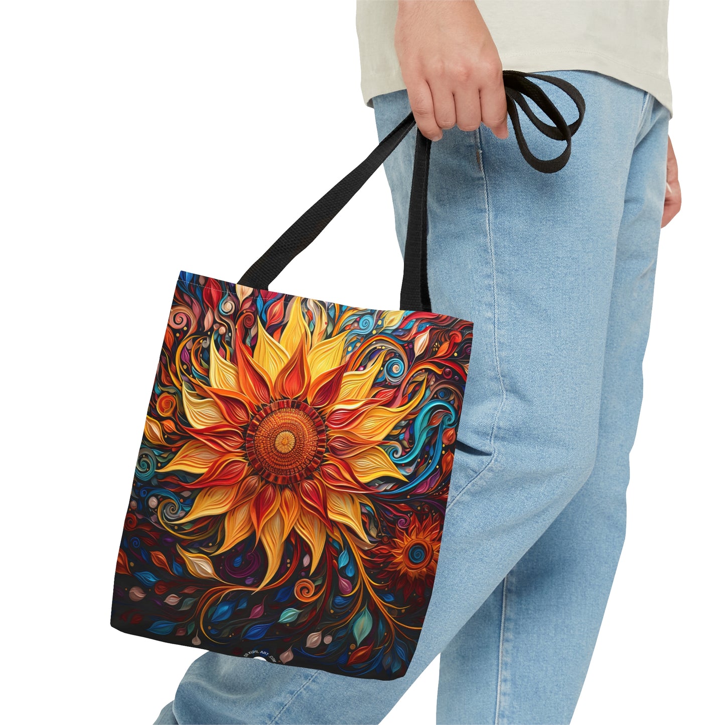 Blustery Blossom - Artistic Tote Bag