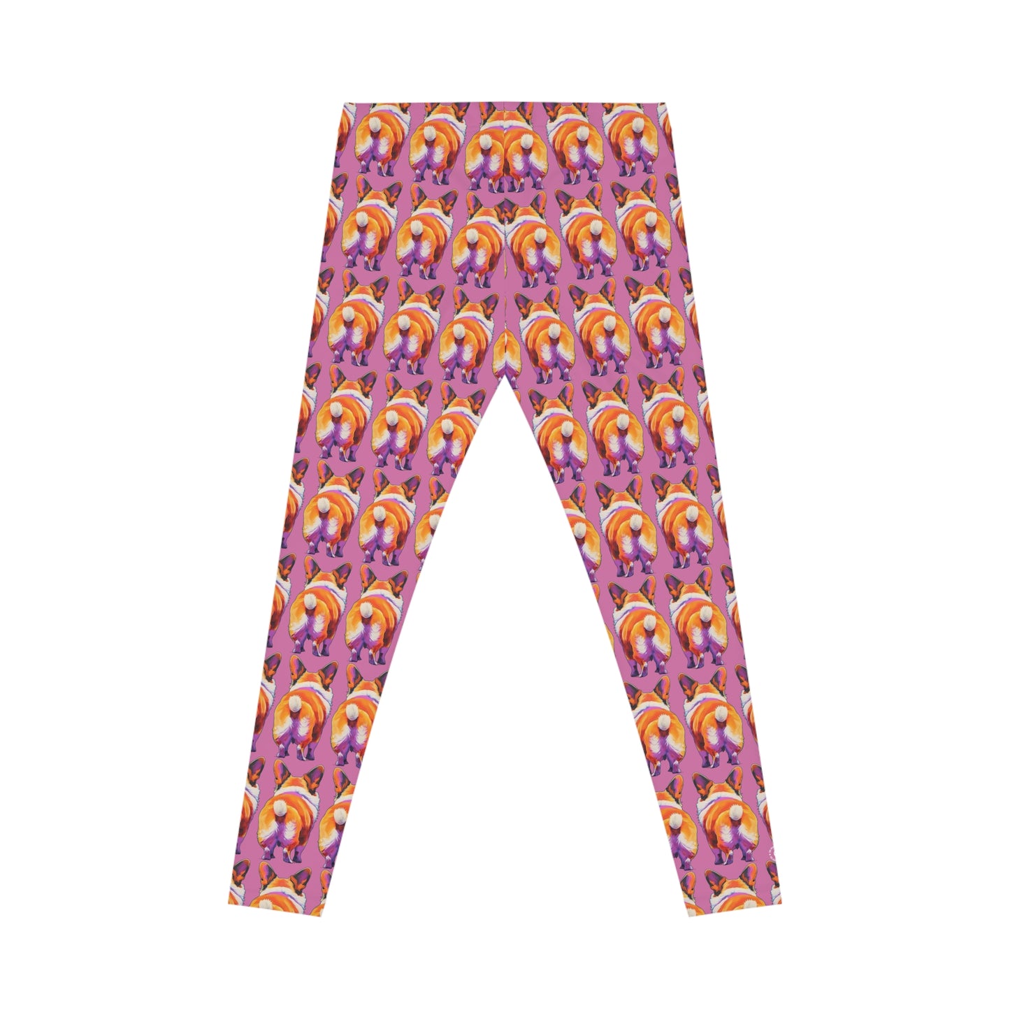 Corgi Butt Mosaic in Pink - Artistic Leggings