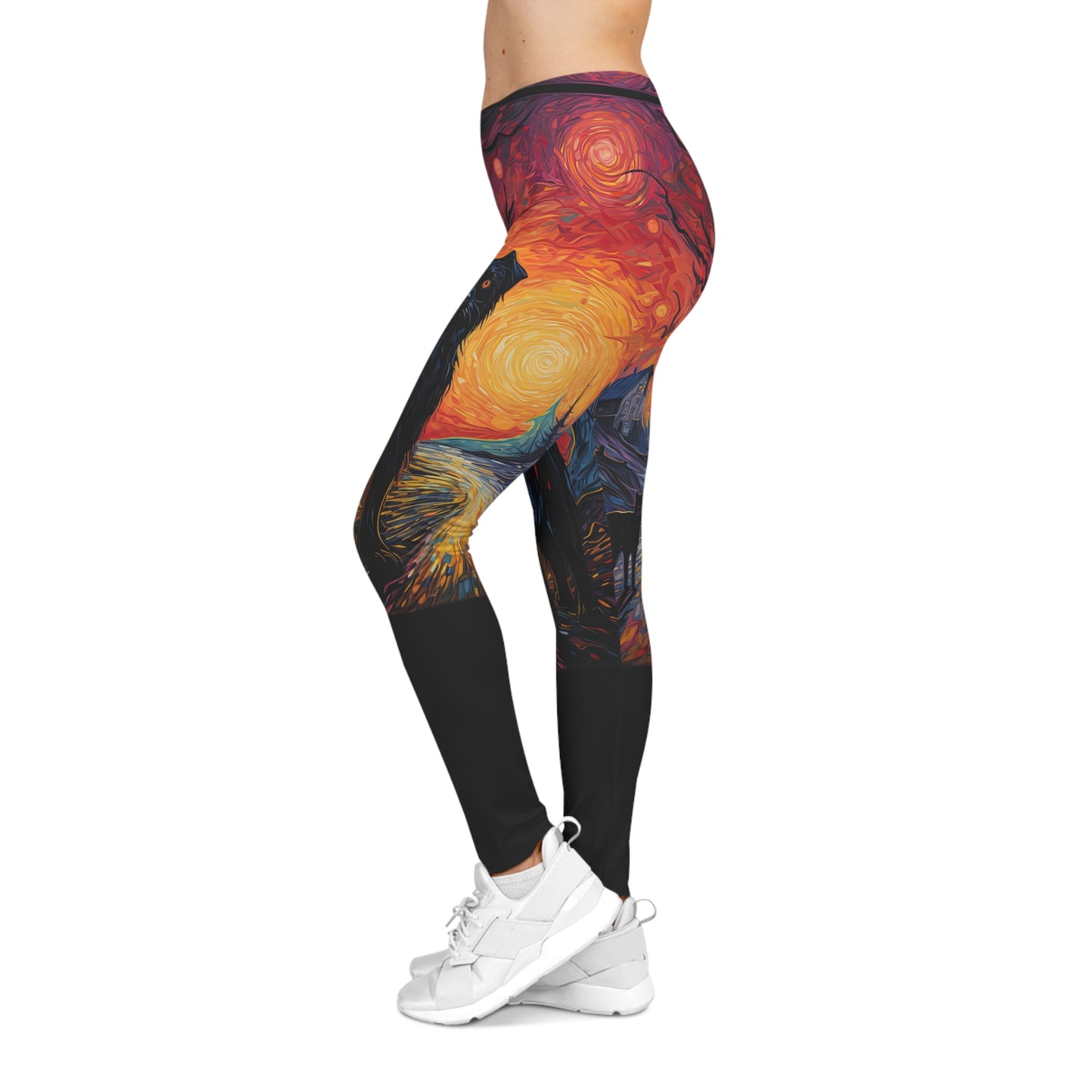 Scary Night - Artistic Leggings