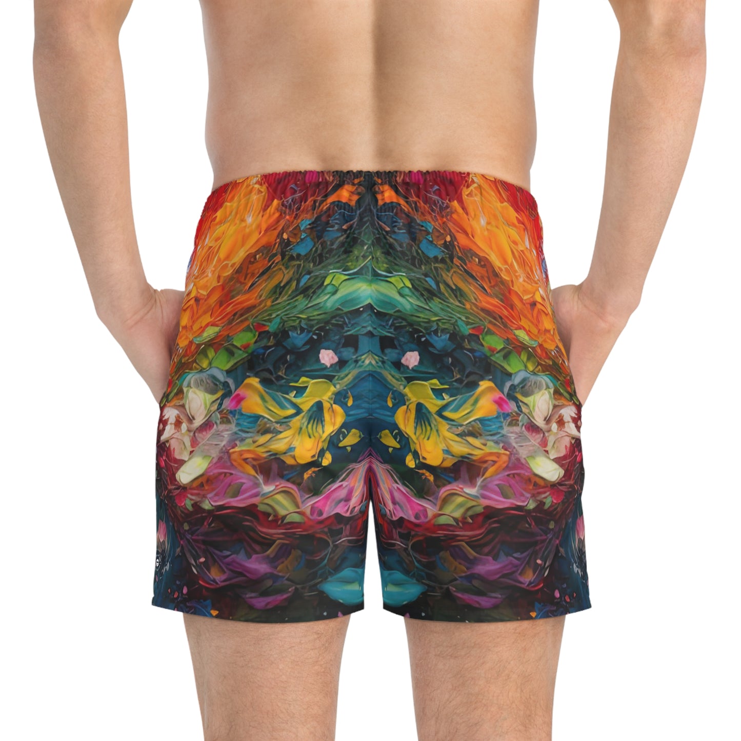 Colorized Dark Energy - Artsy Swim Trunks