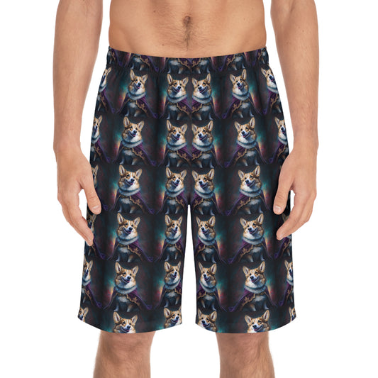 Corgi Royalty - Artistic Board Shorts