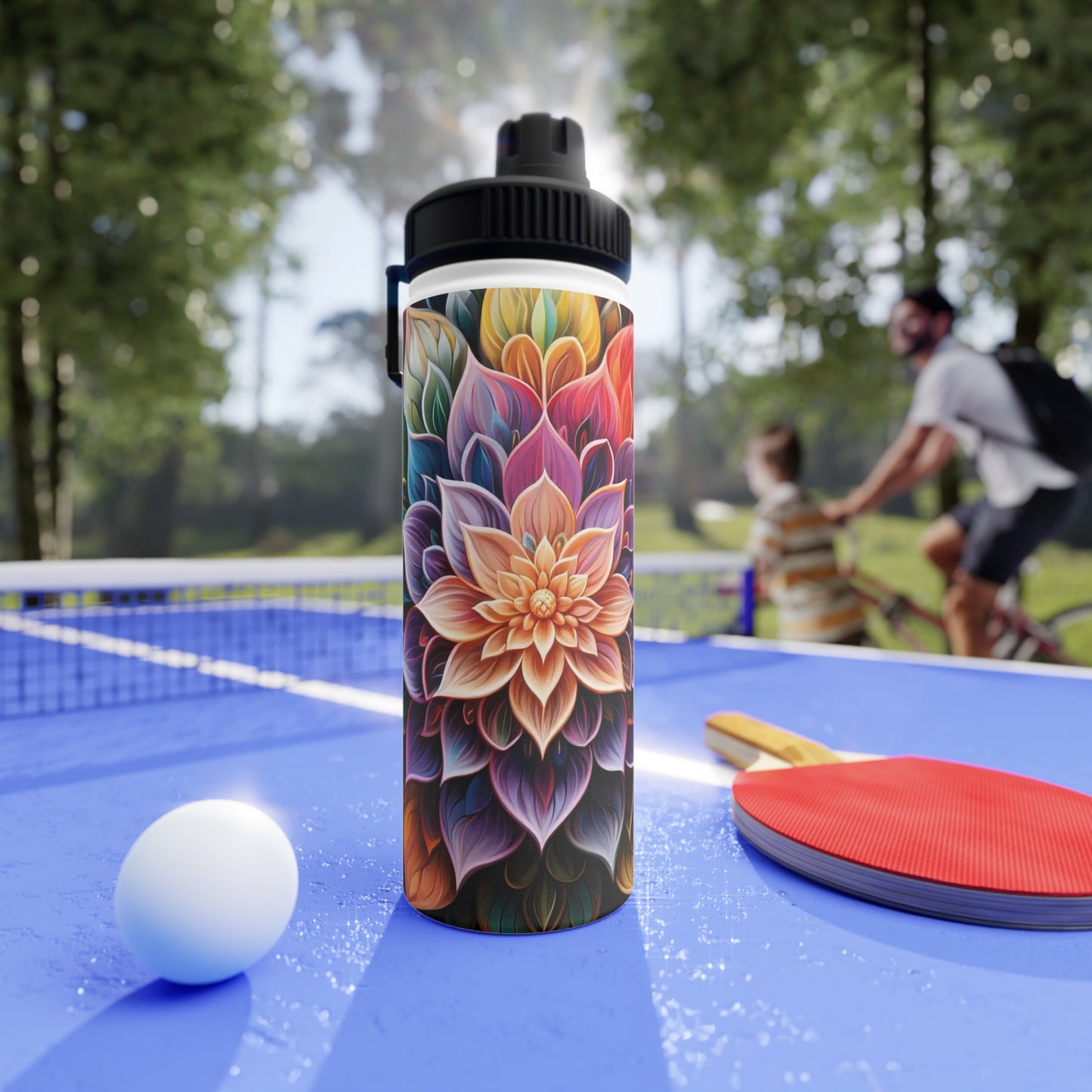 Lotus Mandala - Water Bottle