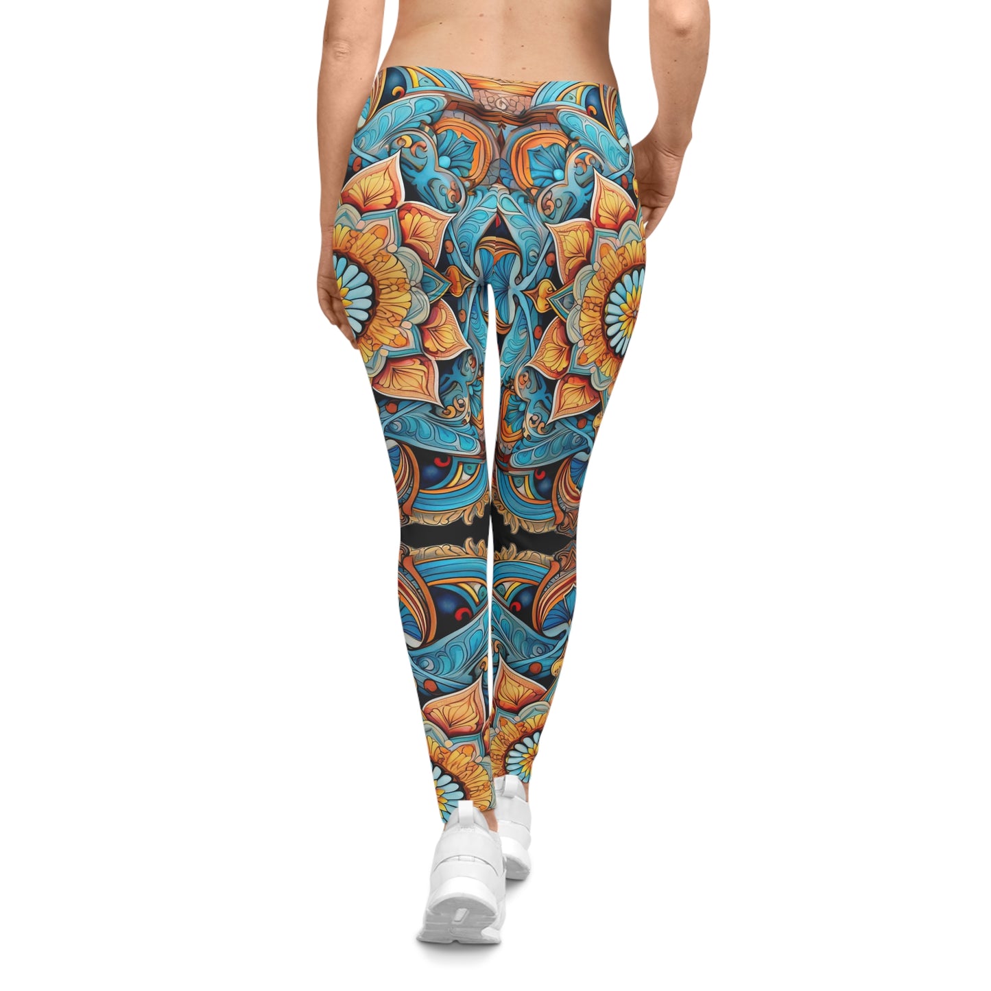 Winged Mandala - Artistic Leggings