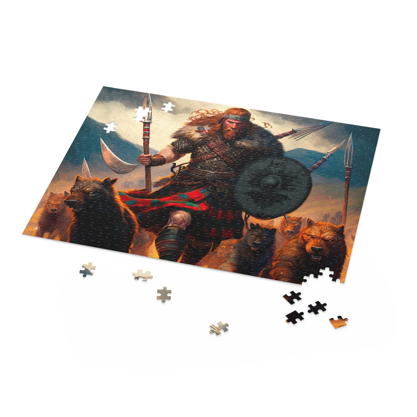 Scottish Battle Dog Pack - Jigsaw Puzzle