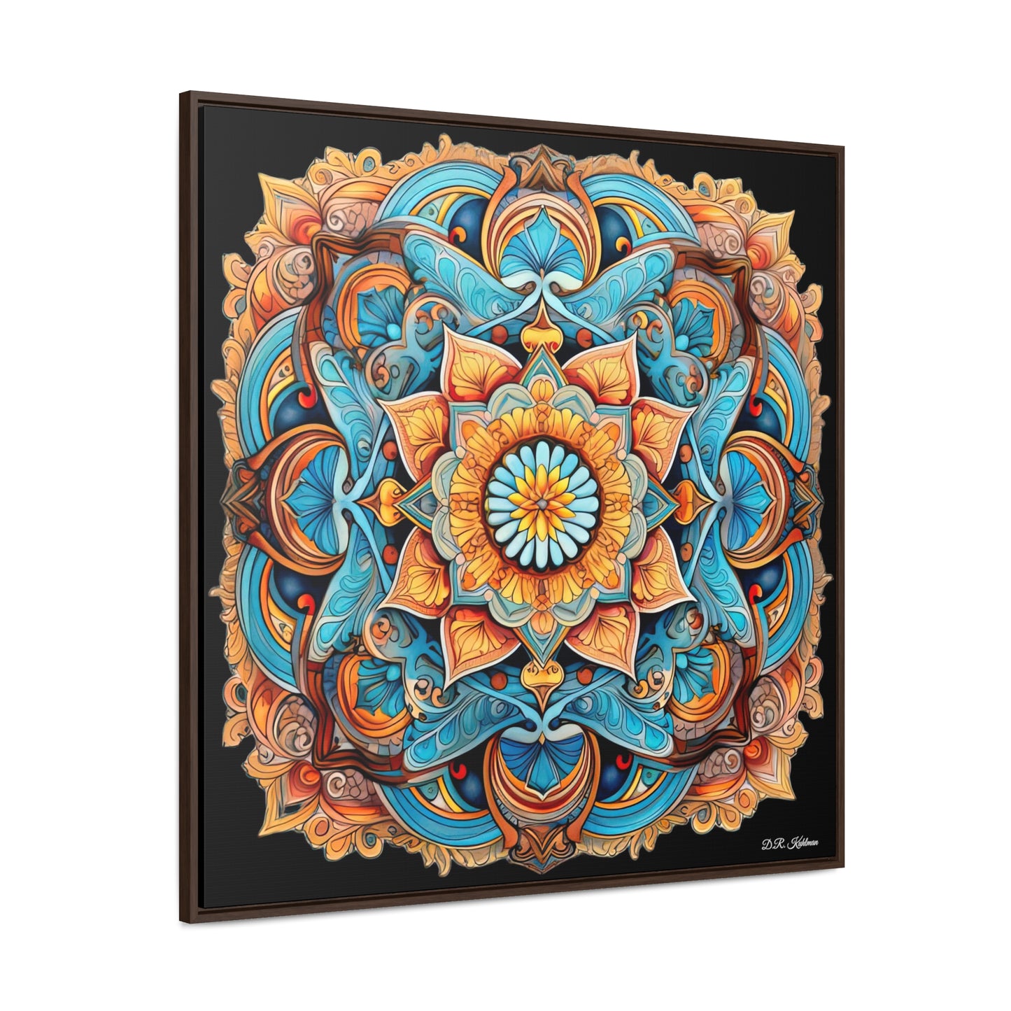 Winged Mandala on Canvas