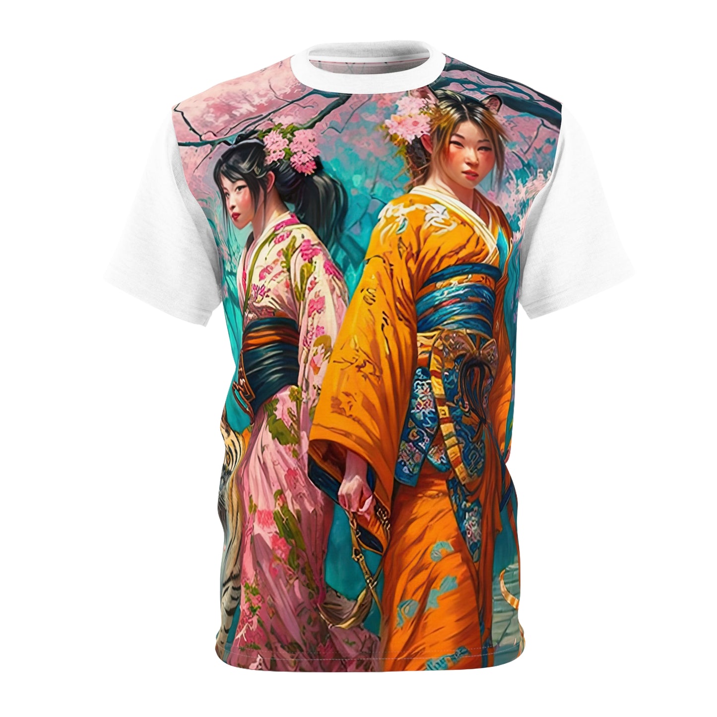 Geishas in White - Fashion Tee