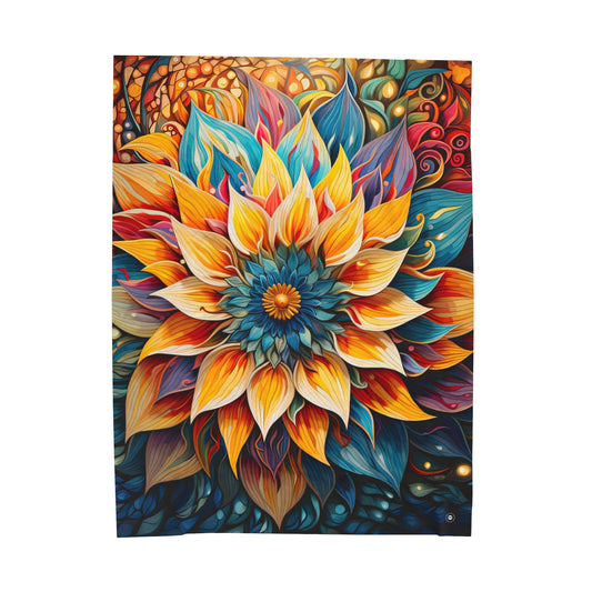 Pulsation - Artsy Throw Blanket