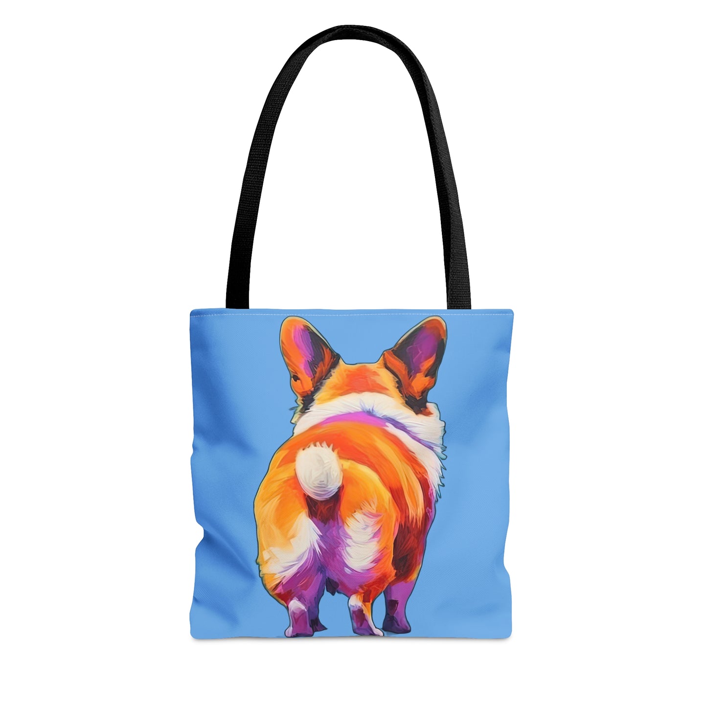 Corgi Butt in Blue - Artistic Tote Bag