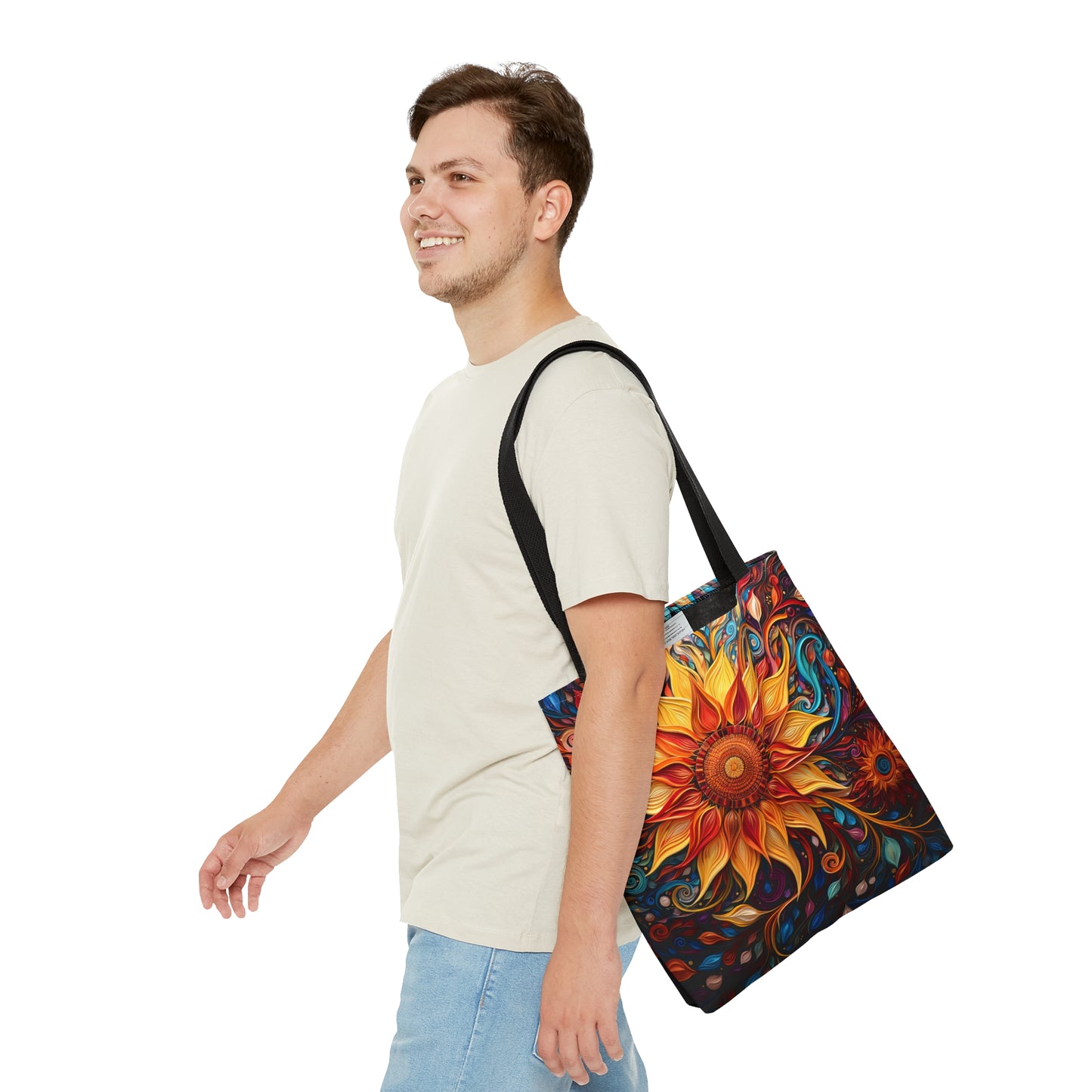 Blustery Blossom - Artistic Tote Bag