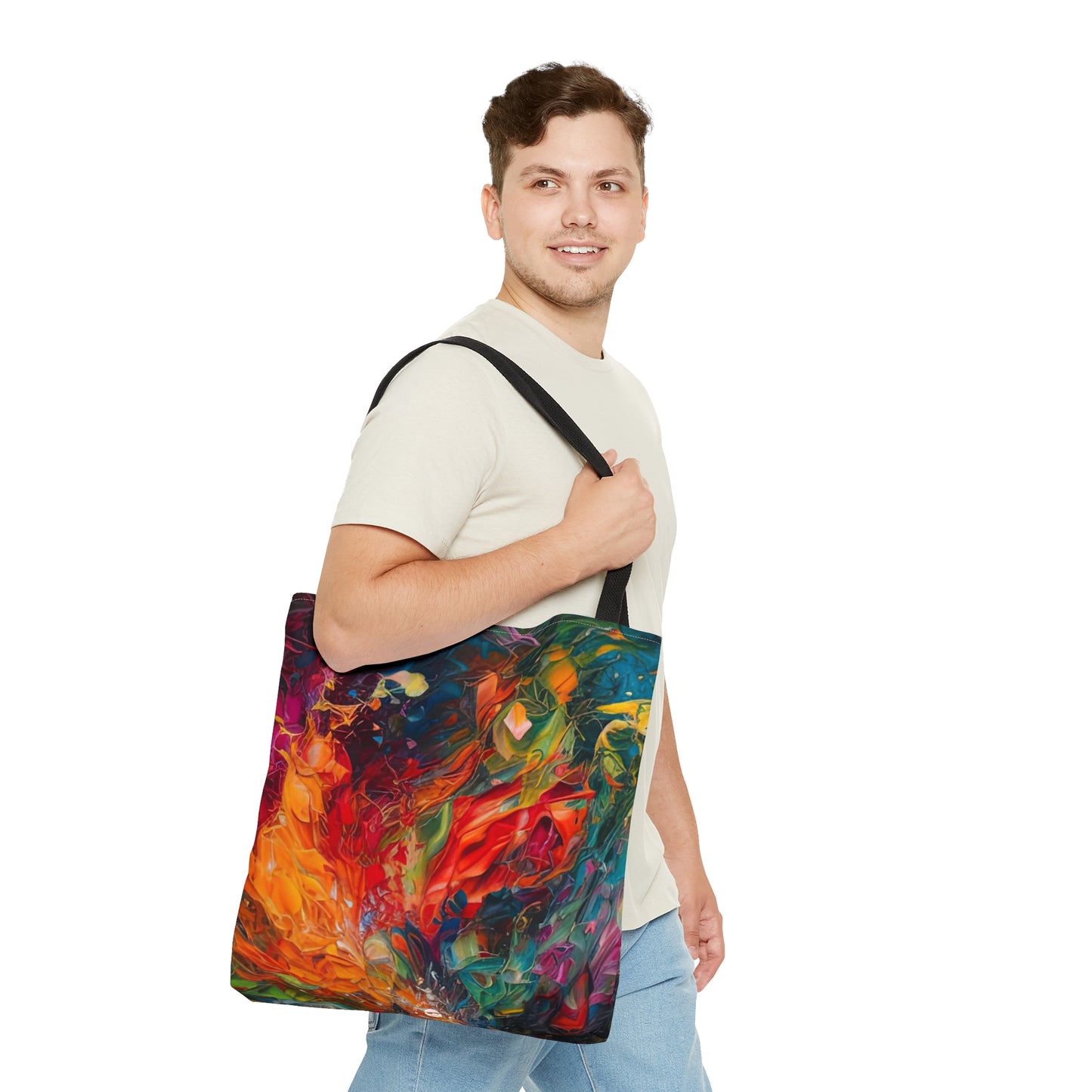 Colorized Dark Energy - Artistic Tote Bag