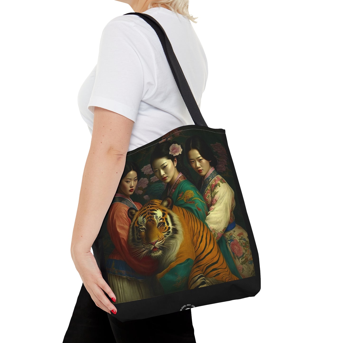 Tiger Girls - Artistic Tote Bag