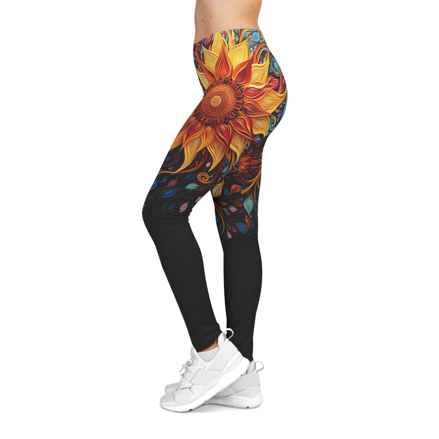 Blustery Blossom - Artistic Leggings