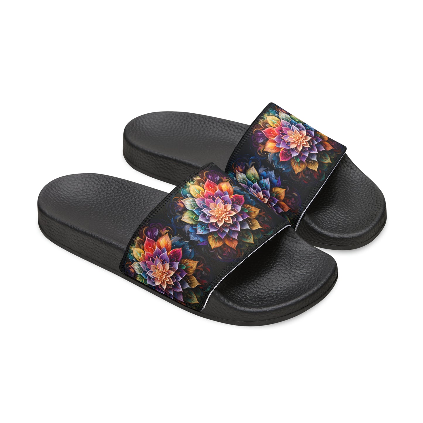 Lotus Mandala - Men's Slides