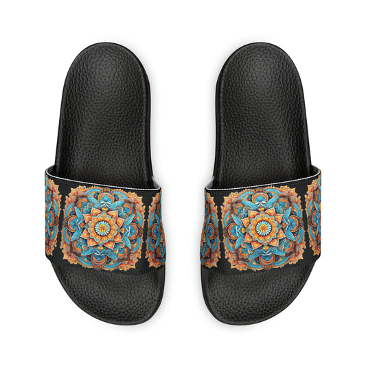 Winged Mandala - Men's Slides