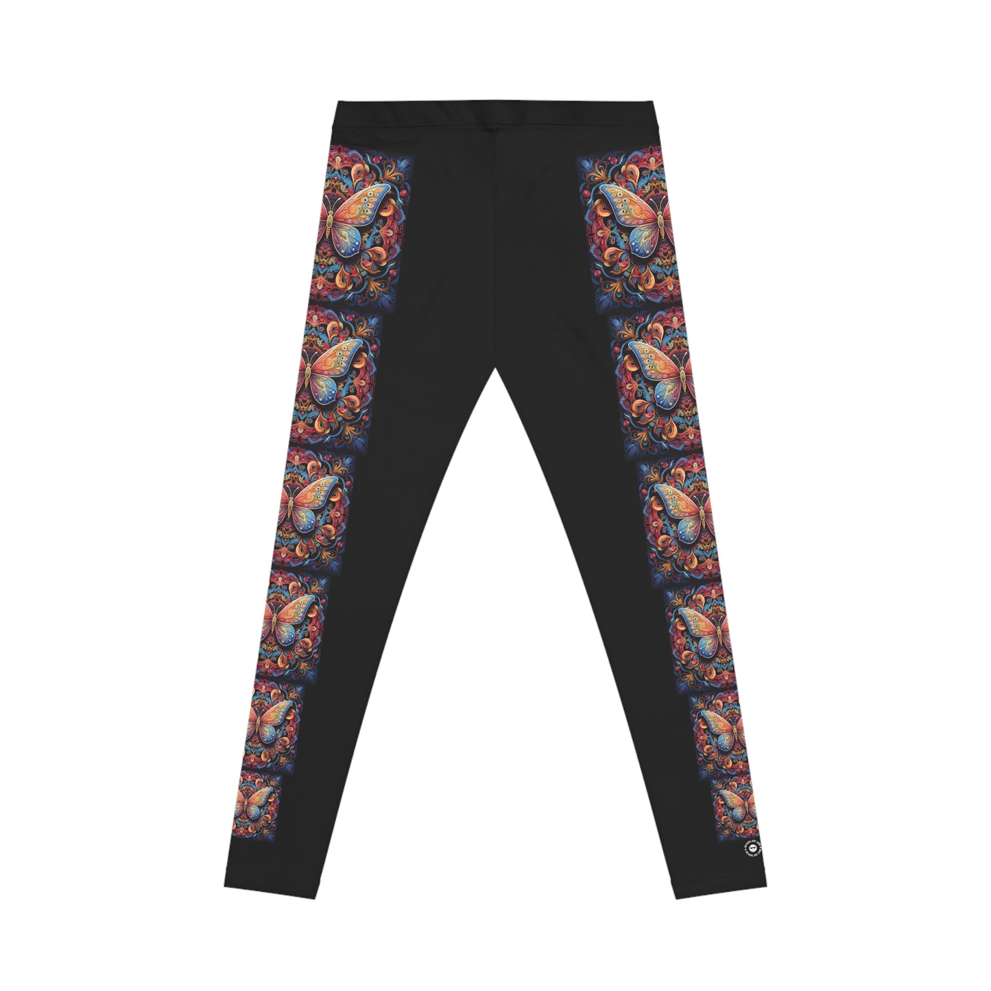 Butterfly Mandala Trail - Artistic Leggings