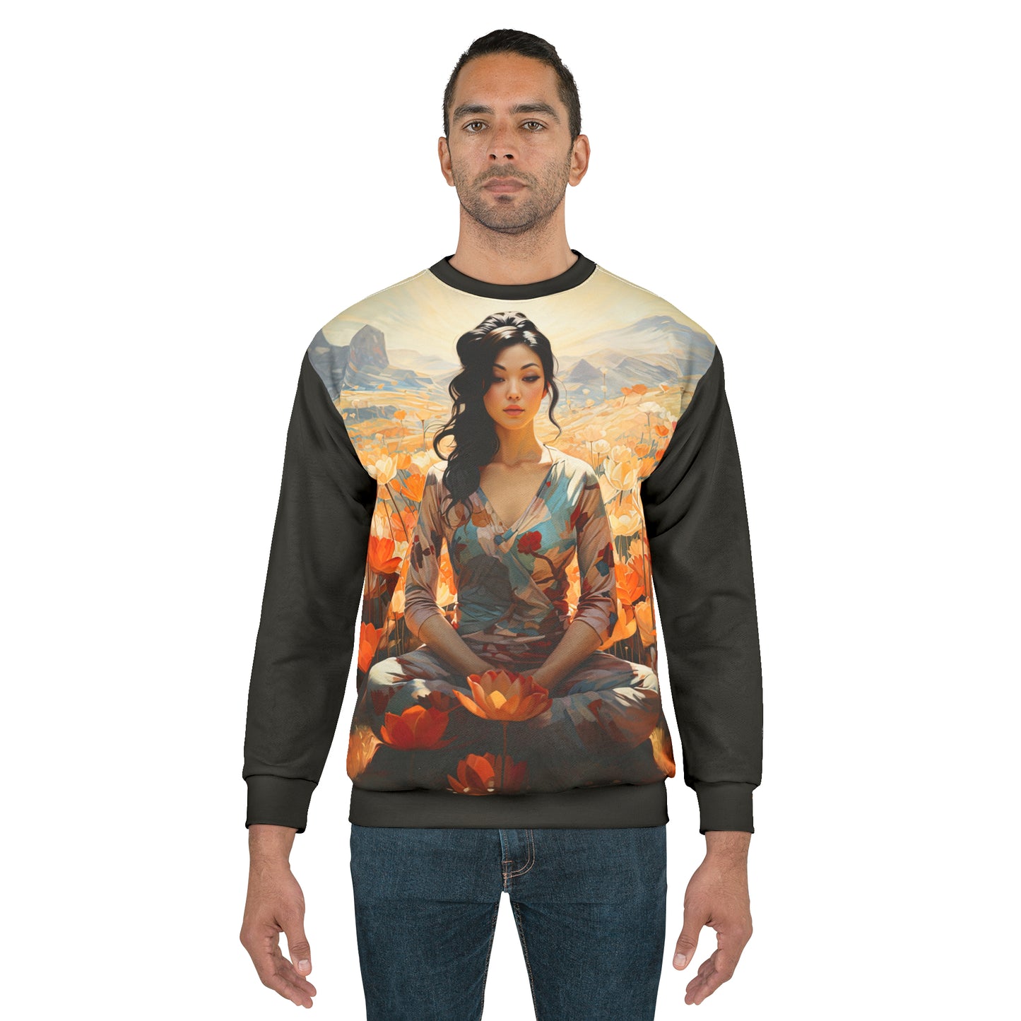 Enlotusment - Artistic Sweatshirt