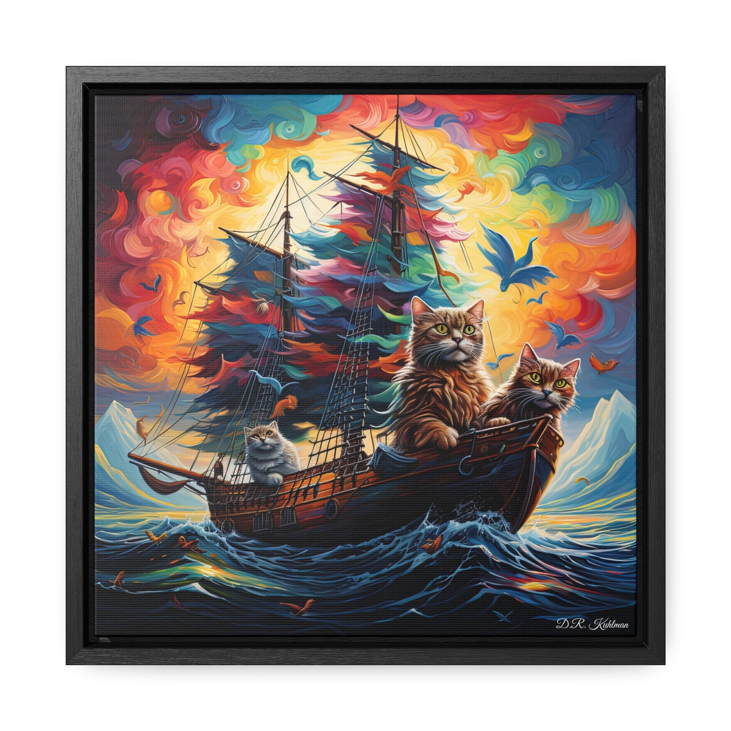 Sea Cats on Canvas