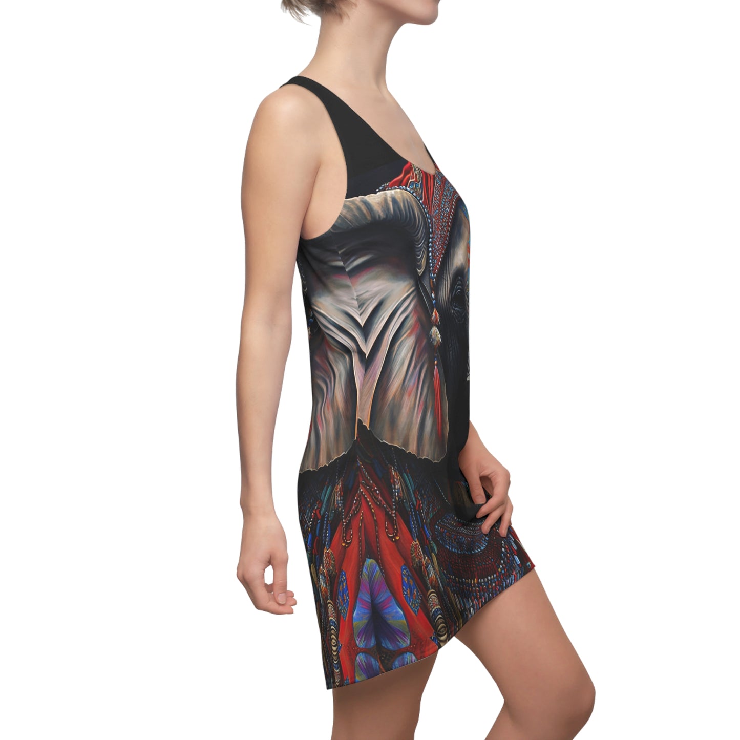 Elephant King - Artistic Racerback Dress