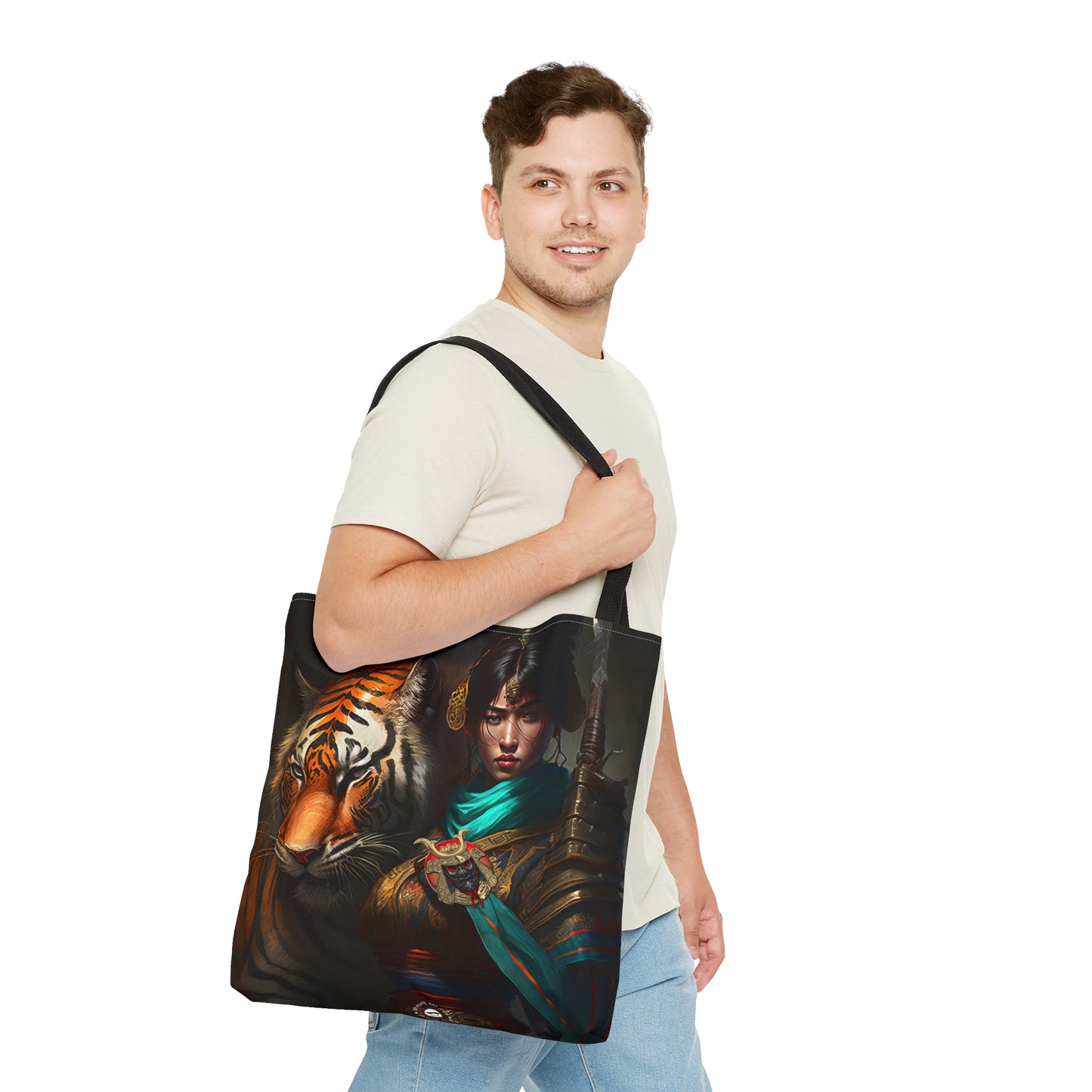 Bengal Tiger Goddess - Artistic Tote Bag